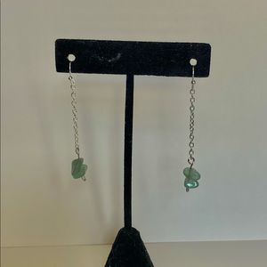 dangly crystal earrings